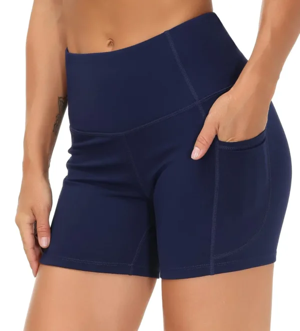high waist yoga shorts 6