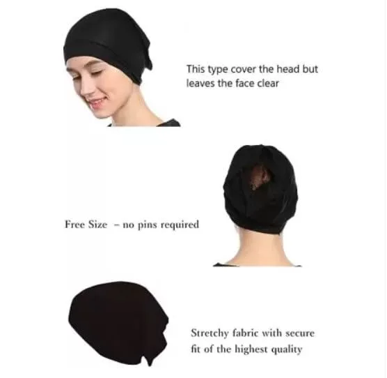 hijab under cap bonnet 2