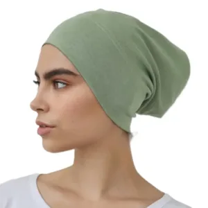 hijab under cap bonnet 4