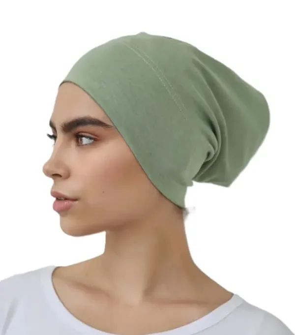 hijab under cap bonnet 4