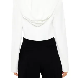 hooded cropped blazer 5
