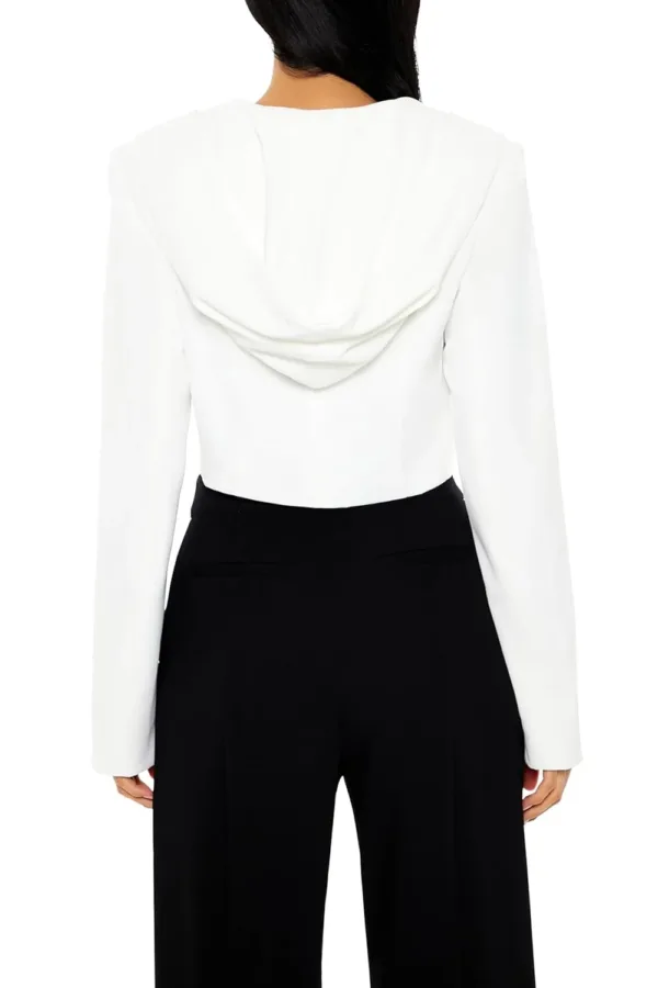 hooded cropped blazer 5