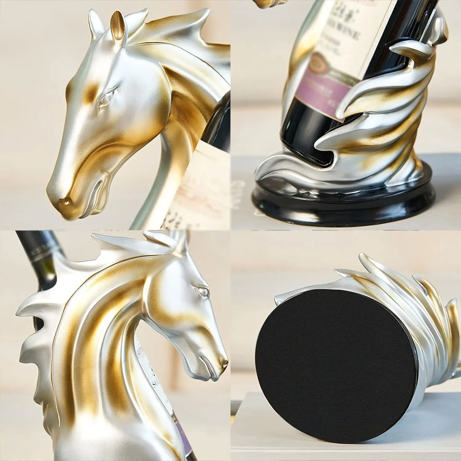 horse wine bottle 3