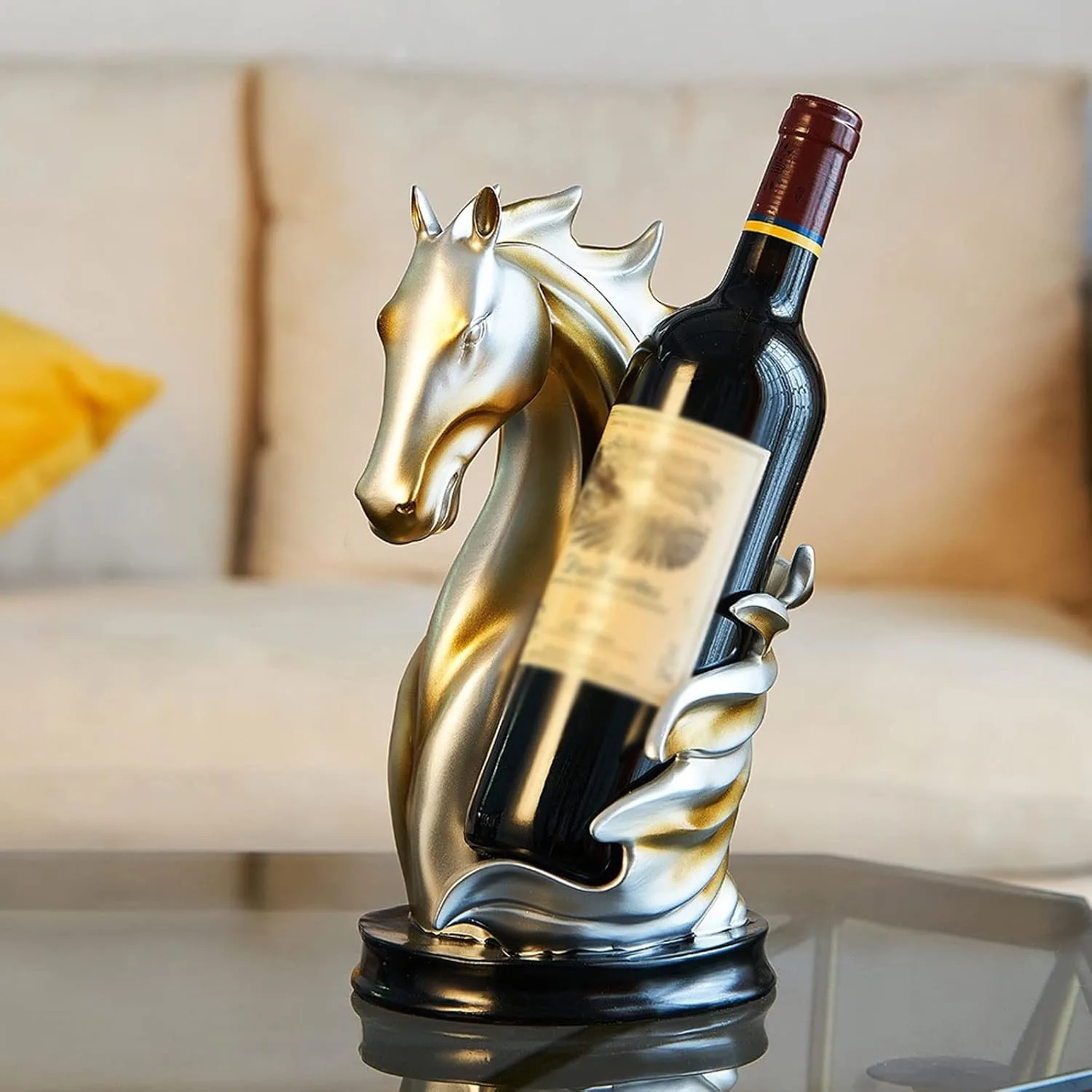 horse wine bottle 5
