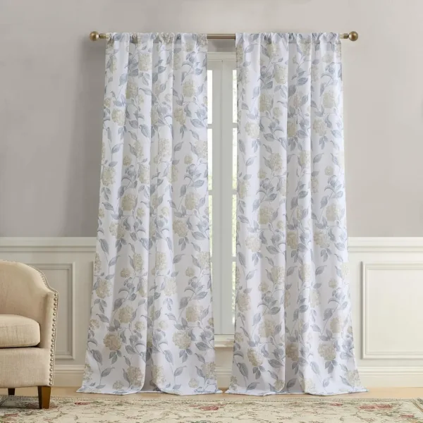hydrangea curtains panels 3