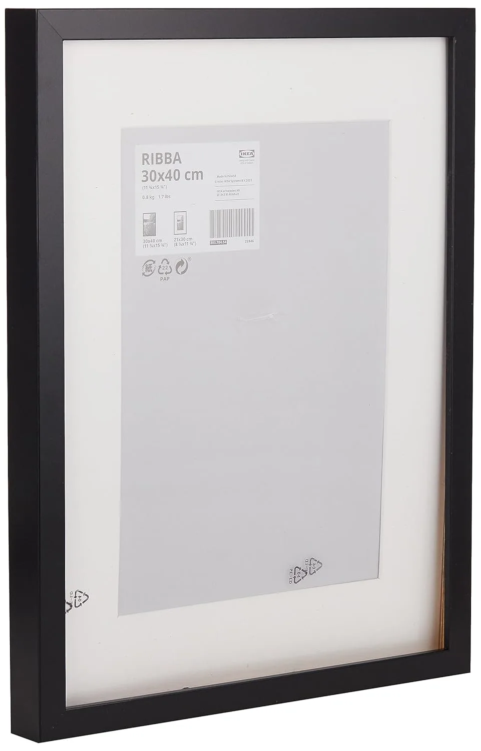 ikea ribba black frame 1