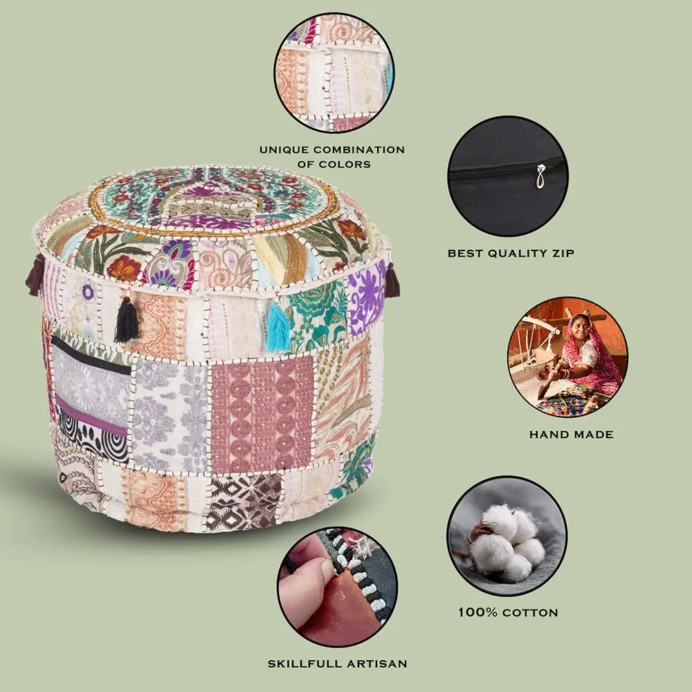 indian pouf cover 4