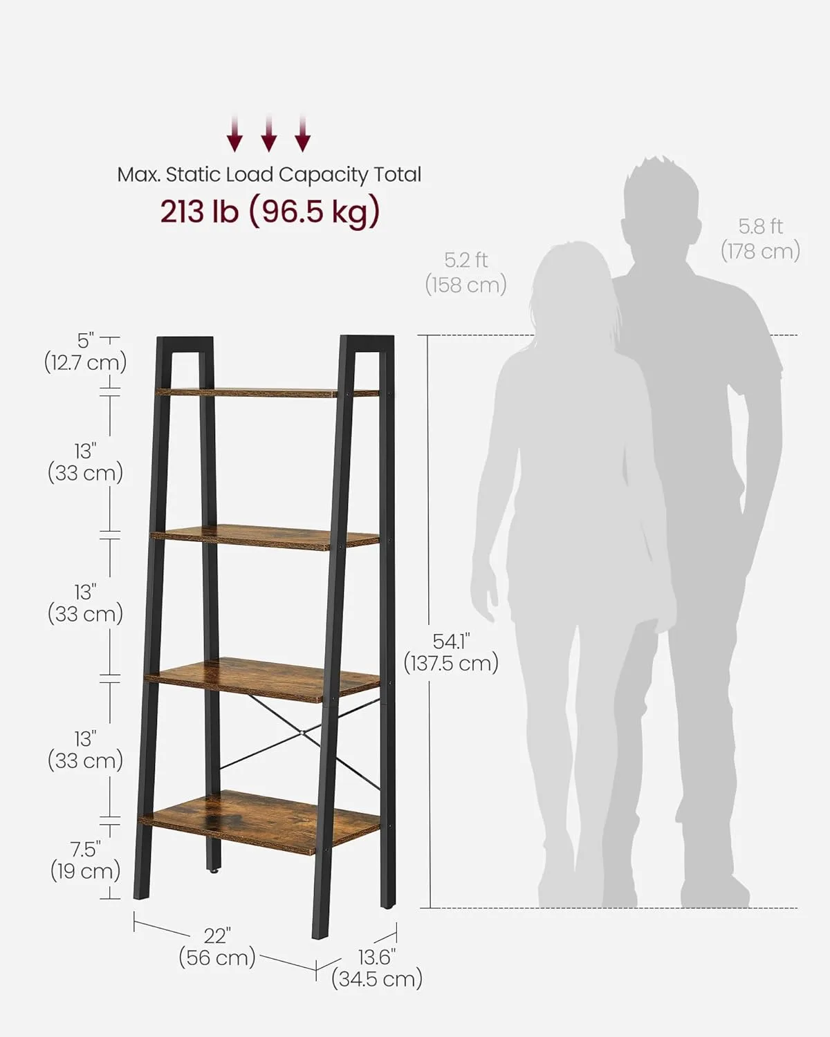 industrial ladder shelf 3