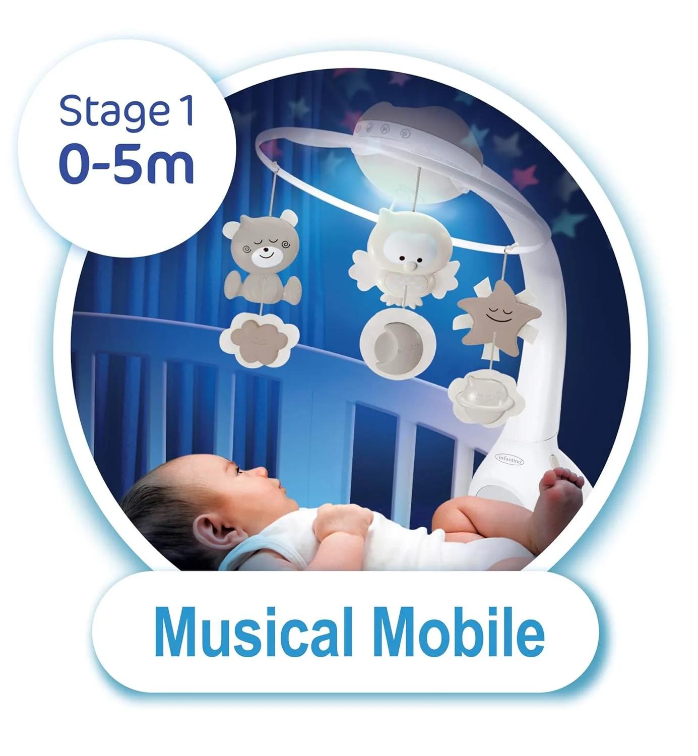 infantino projector musical mobile 6