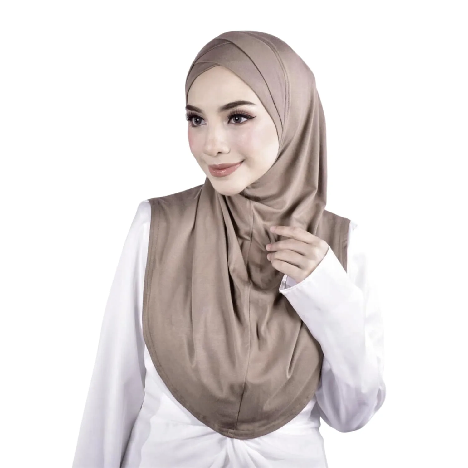 instant hijab handmade pleated 2