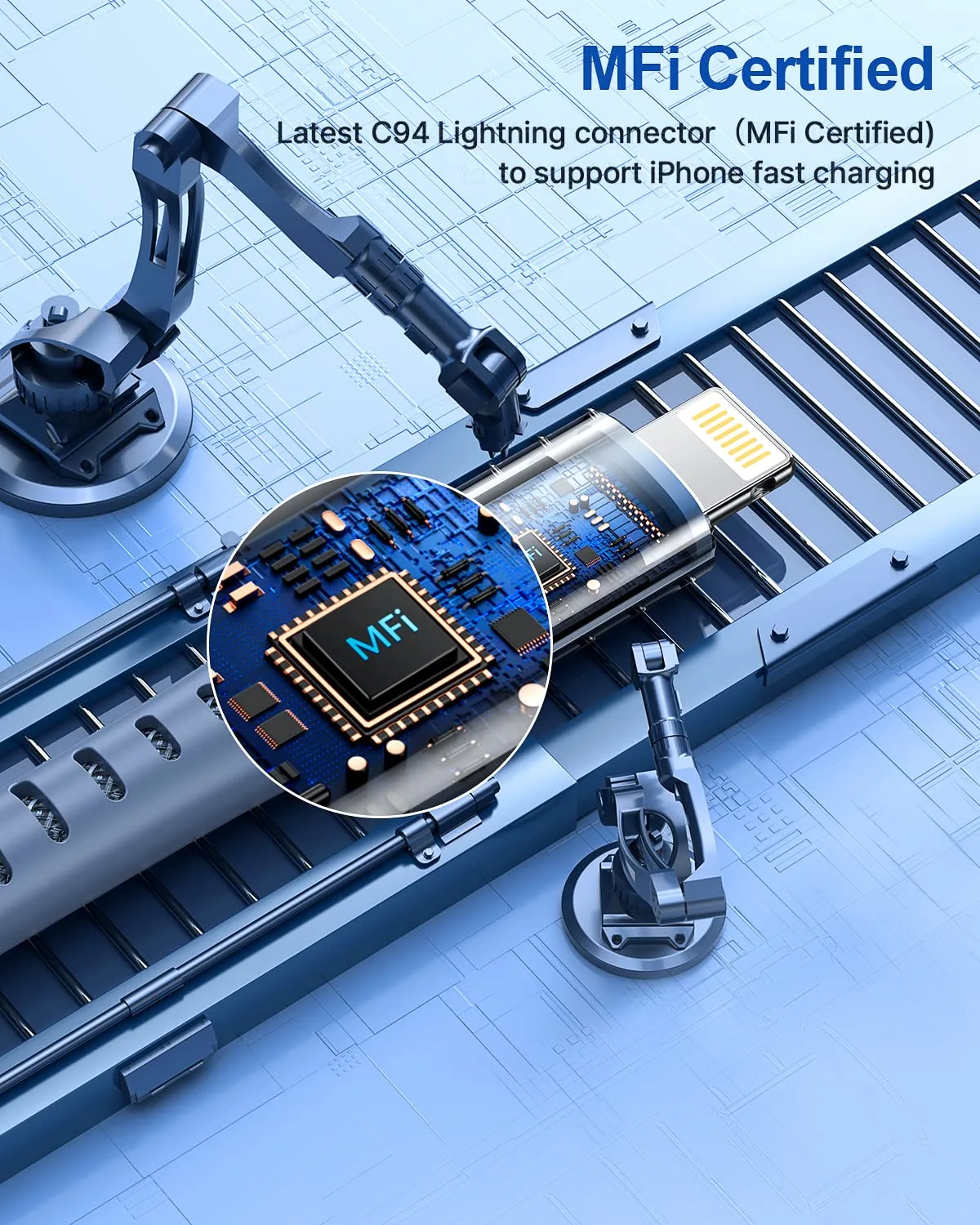 iphone charger cable 2m 5