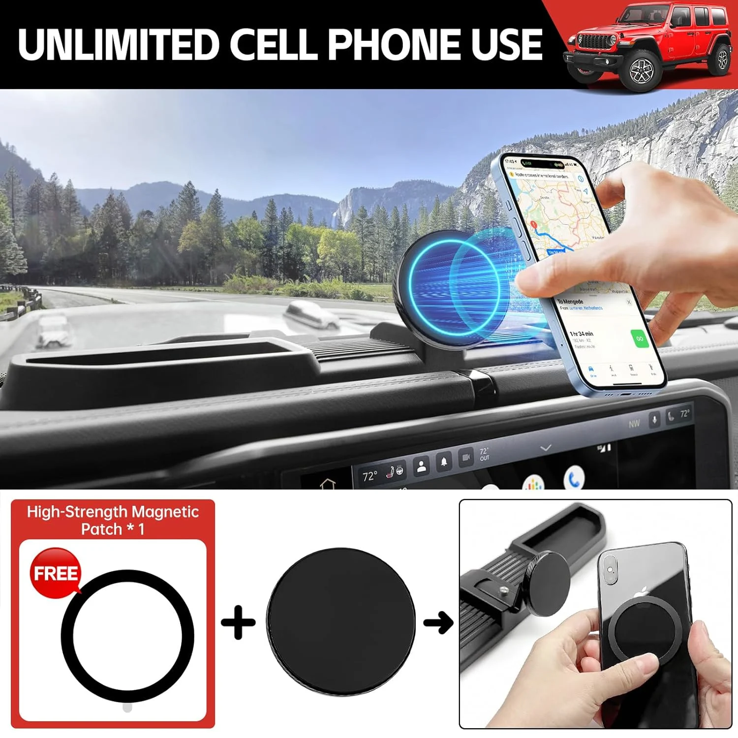 jeep wrangler phone mount 5