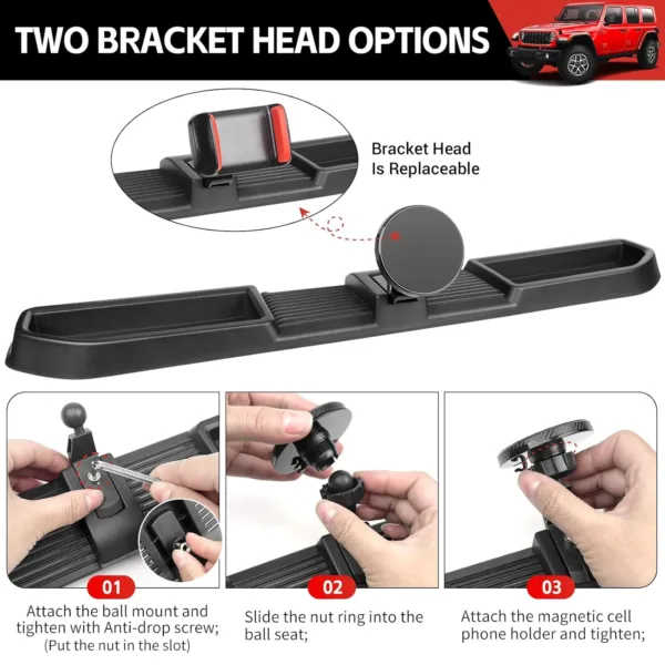 jeep wrangler phone mount 7