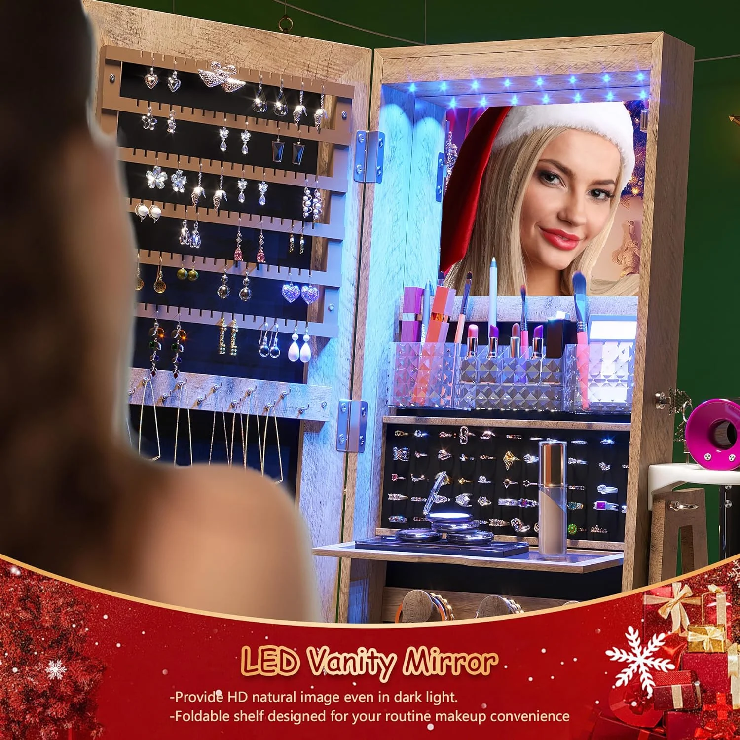 jewelry armoire mirror 2