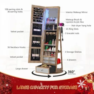 jewelry armoire mirror 4