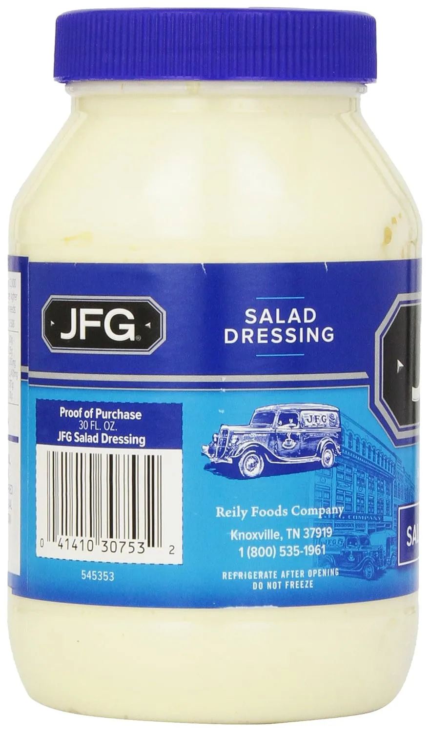 jfg salad dressing jar 5