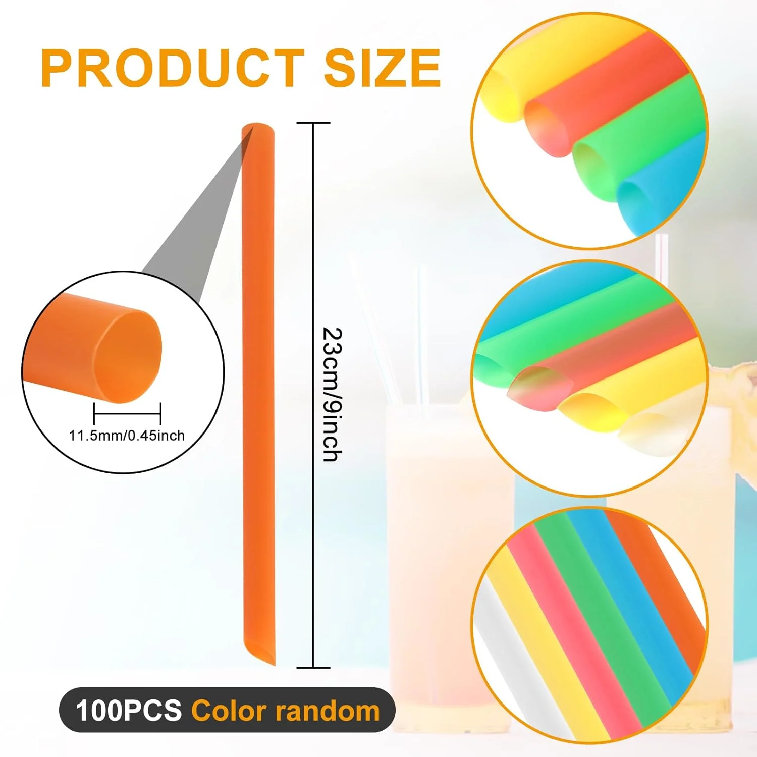 jumbo smoothie straws individually 2