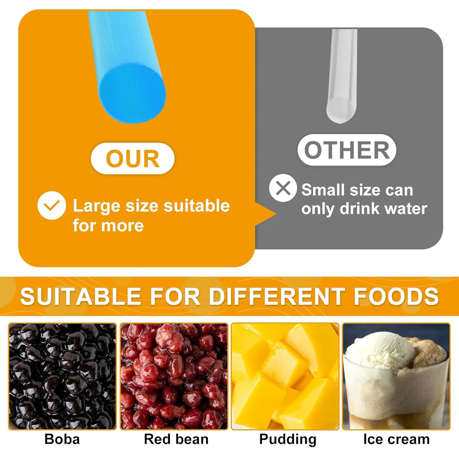 jumbo smoothie straws individually 3