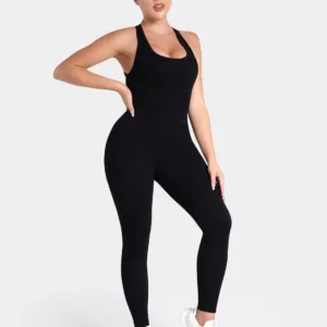 jumpsuit women backless workout 2
