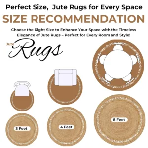 jute rug round 7