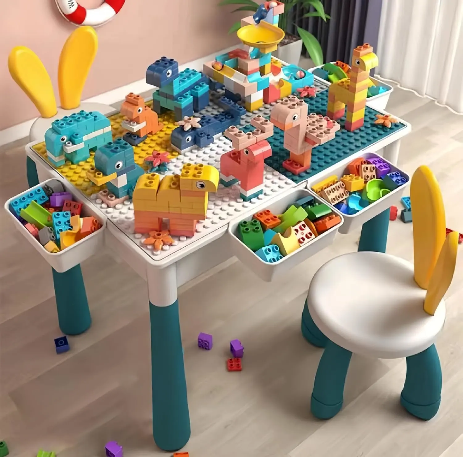 kids activity table blocks 1