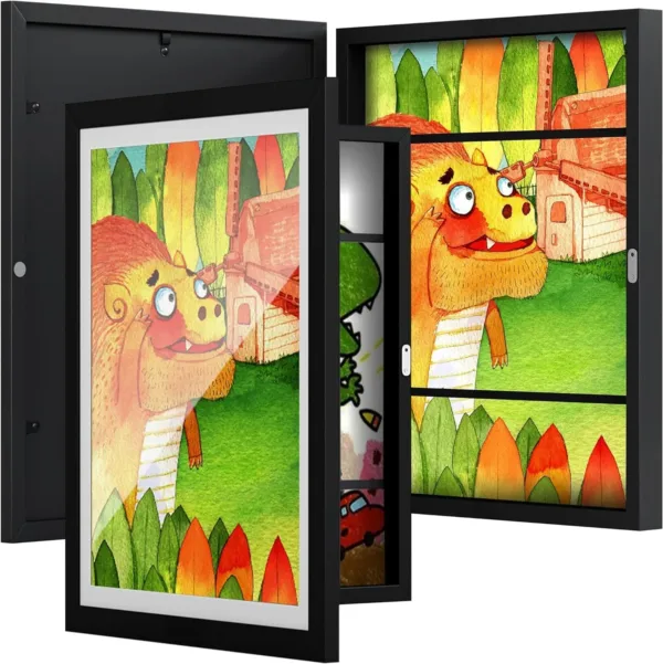kids art frame black 1
