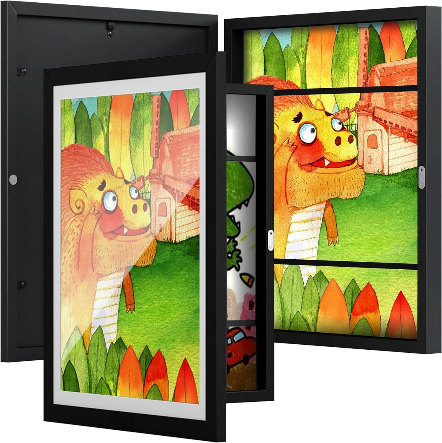 kids art frame black 1