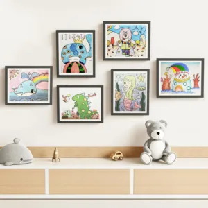 kids art frame black 4