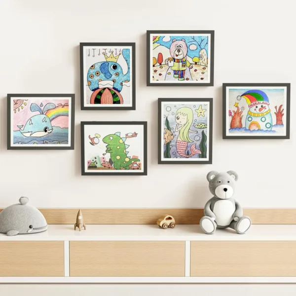 kids art frame black 4