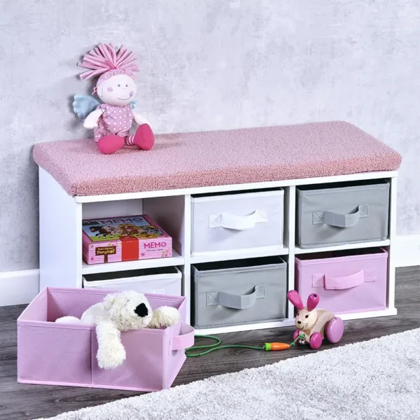 kids bench storage 2