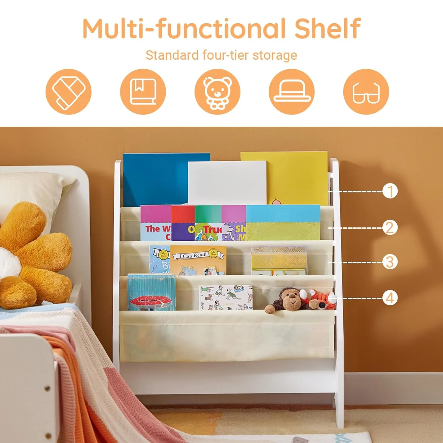 kids bookshelf bookcase toy 4