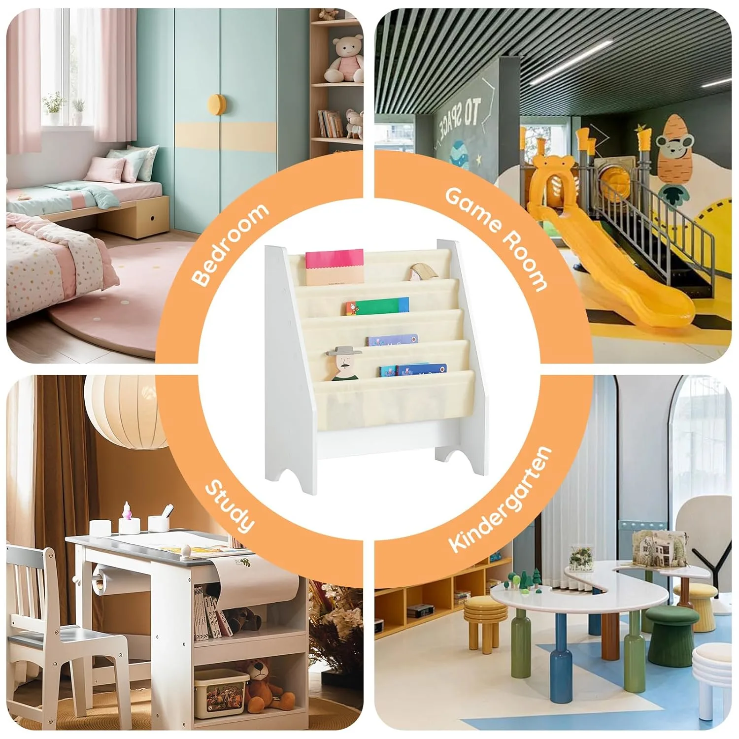 kids bookshelf bookcase toy 7