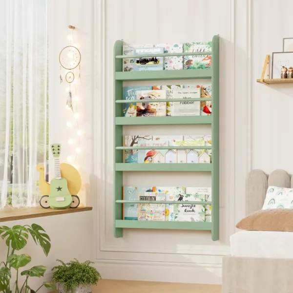 kids bookshelf wall 6