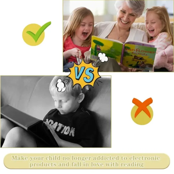 kids bookshelf wood bookrack 4