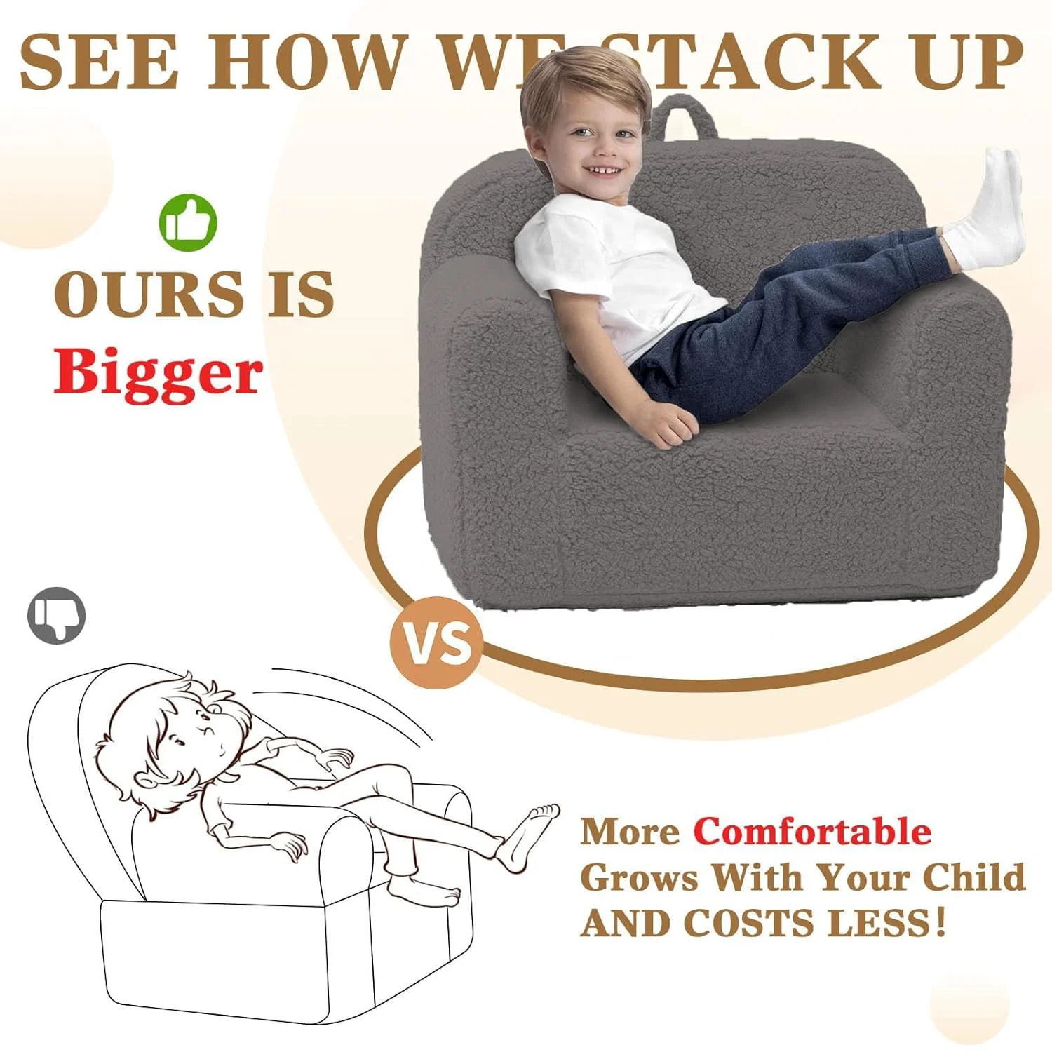 kids chair plush couch 3