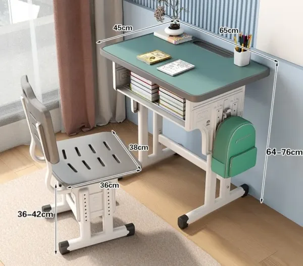 kids desk chair set 4