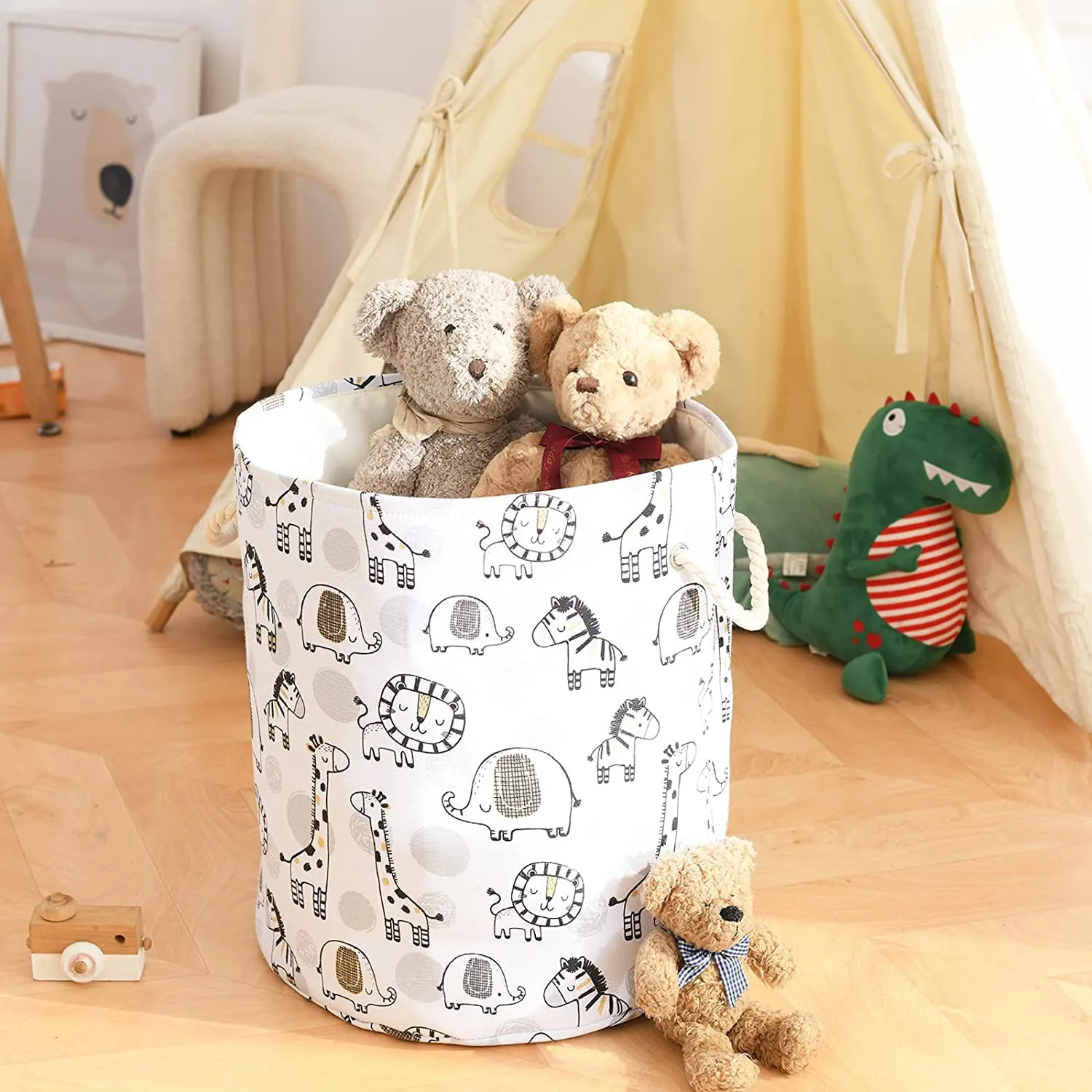 kids laundry basket giraffe 2
