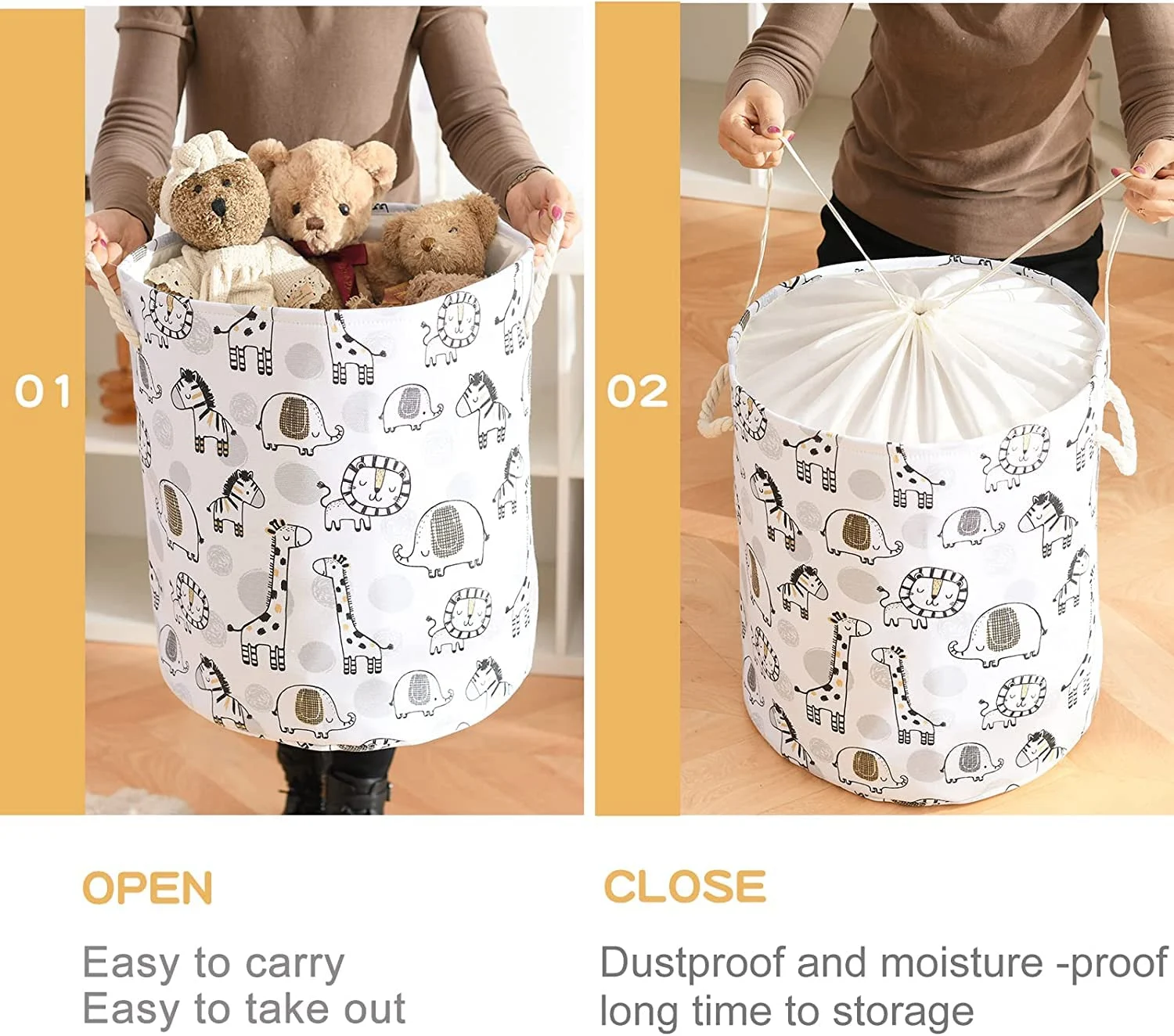 kids laundry basket giraffe 3