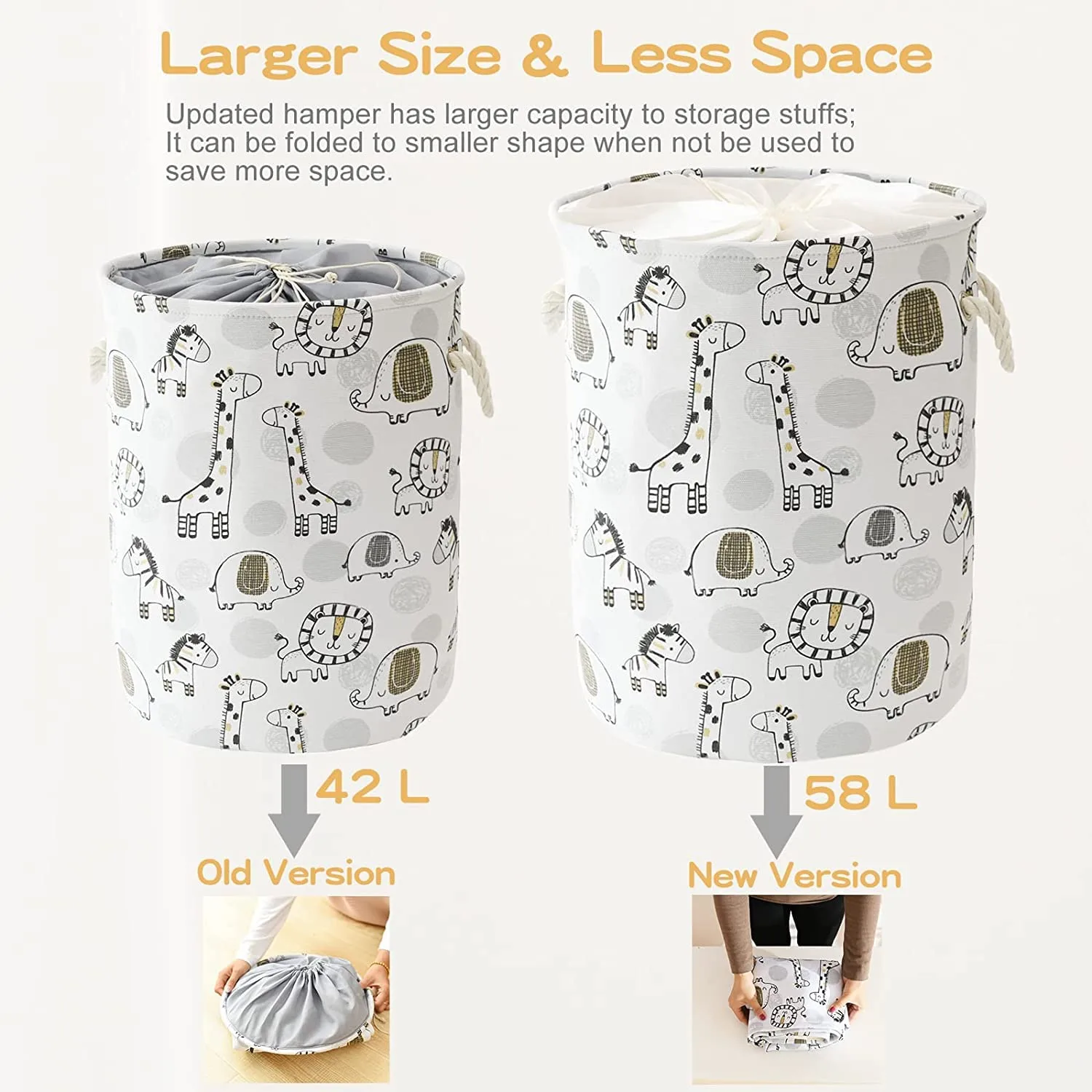 kids laundry basket giraffe 4