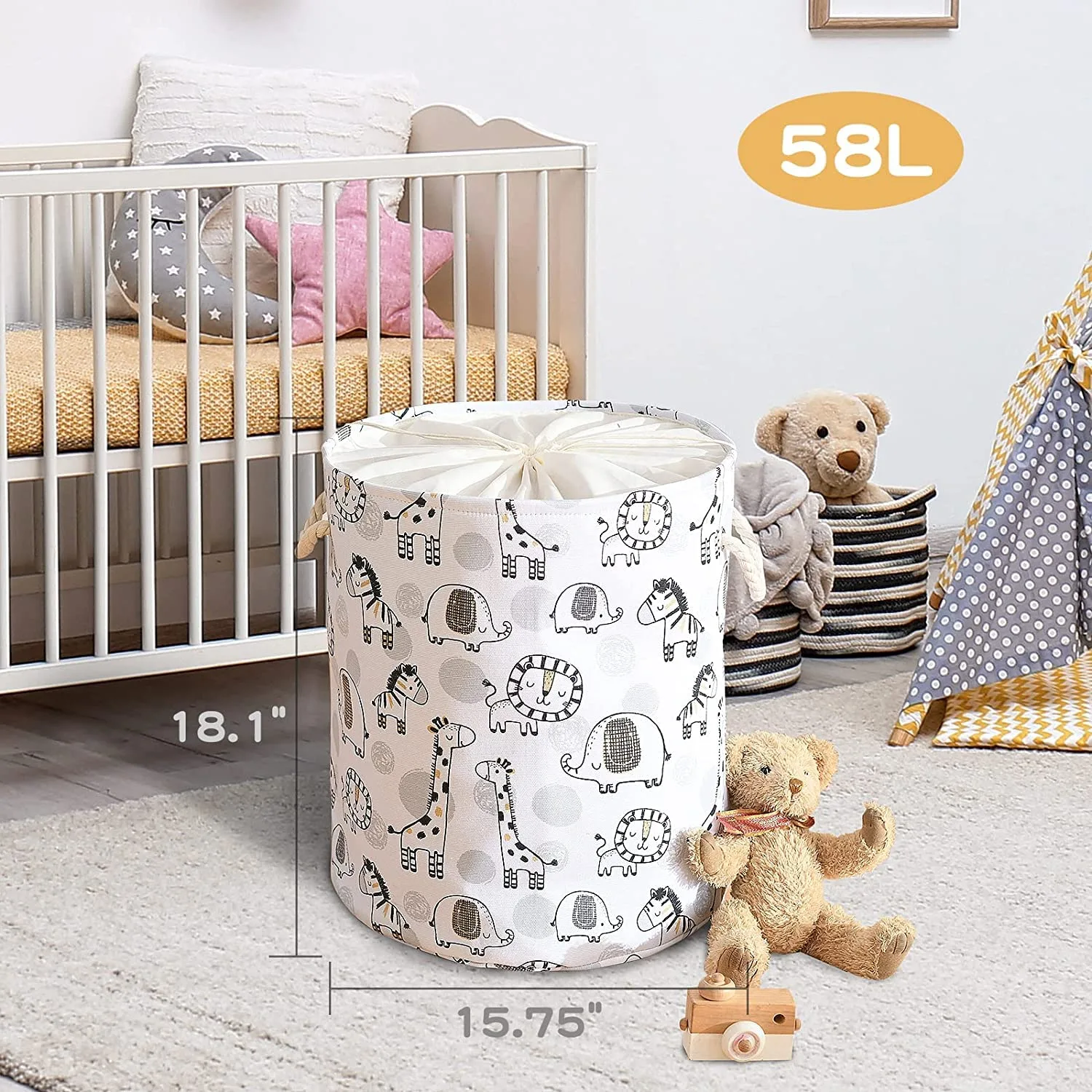 kids laundry basket giraffe 5