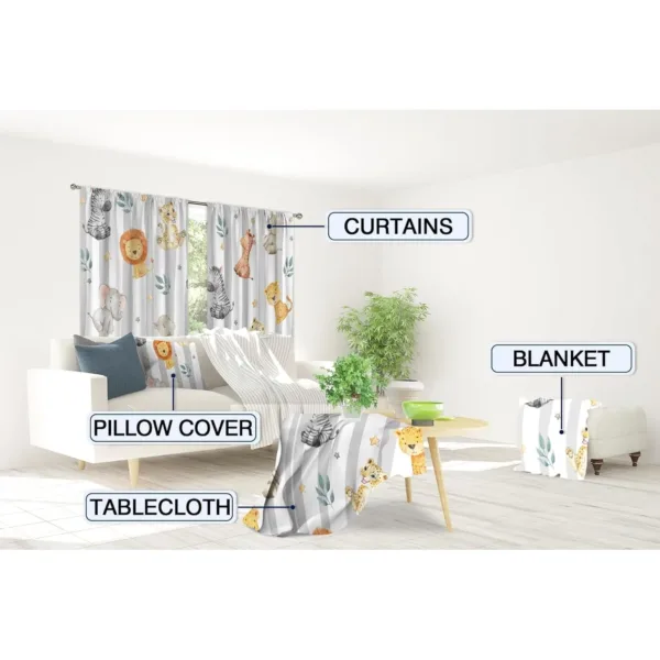 kids safari curtains 6