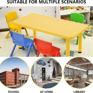 kids table square plastic 6
