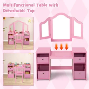 kids vanity makeup table 7