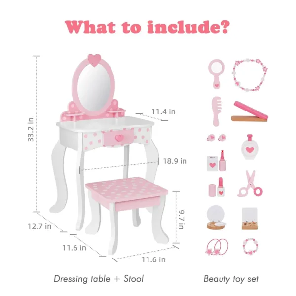 kids vanity set table 2