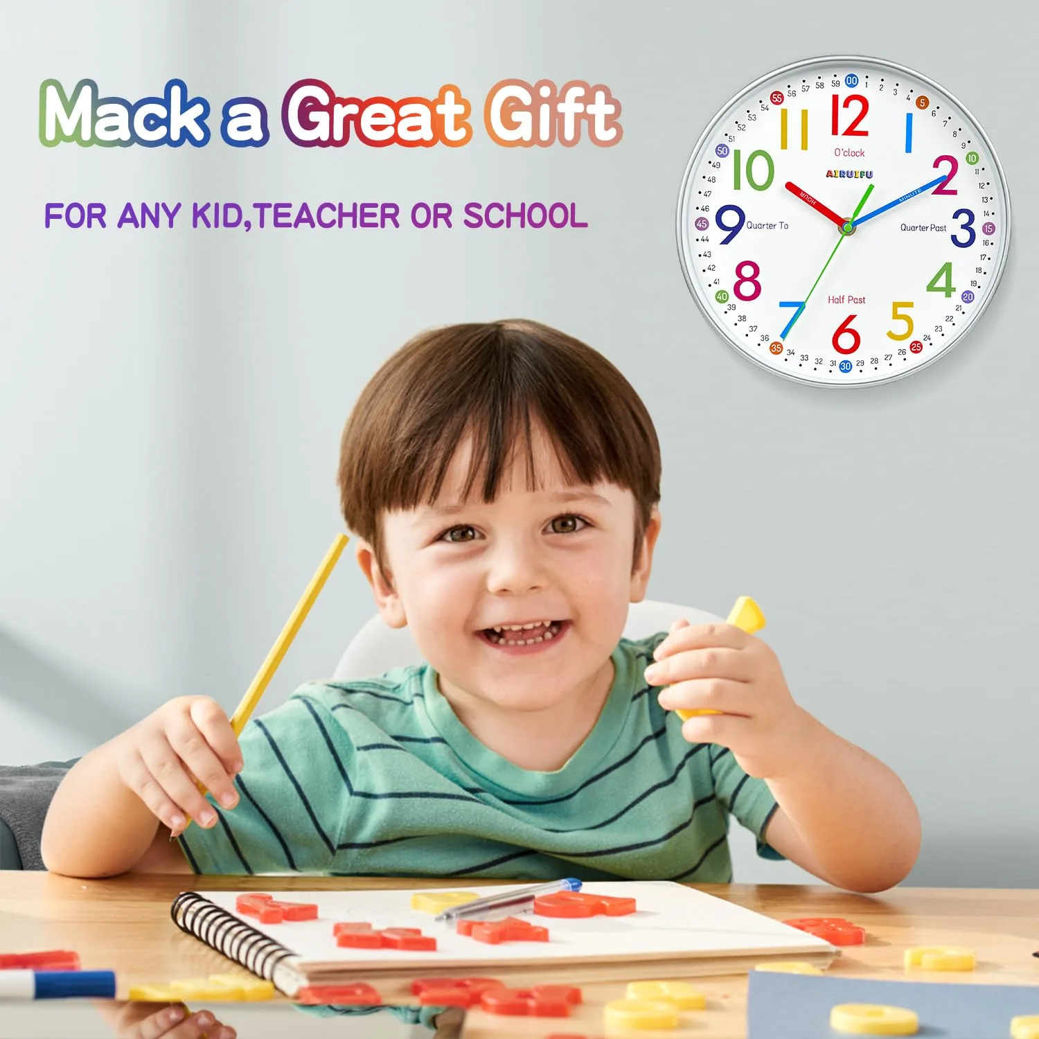 kids wall clock 2