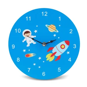 kids wall clock space 1
