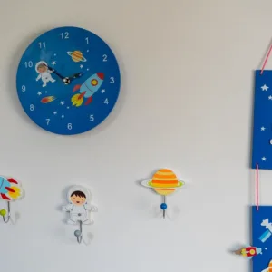 kids wall clock space 3