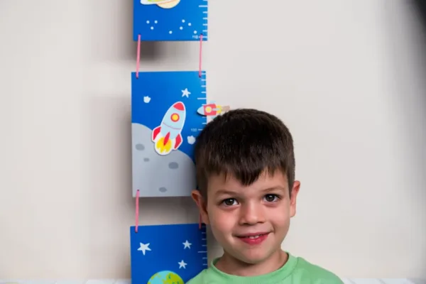 kids wall clock space 5