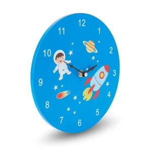 kids wall clock space 6