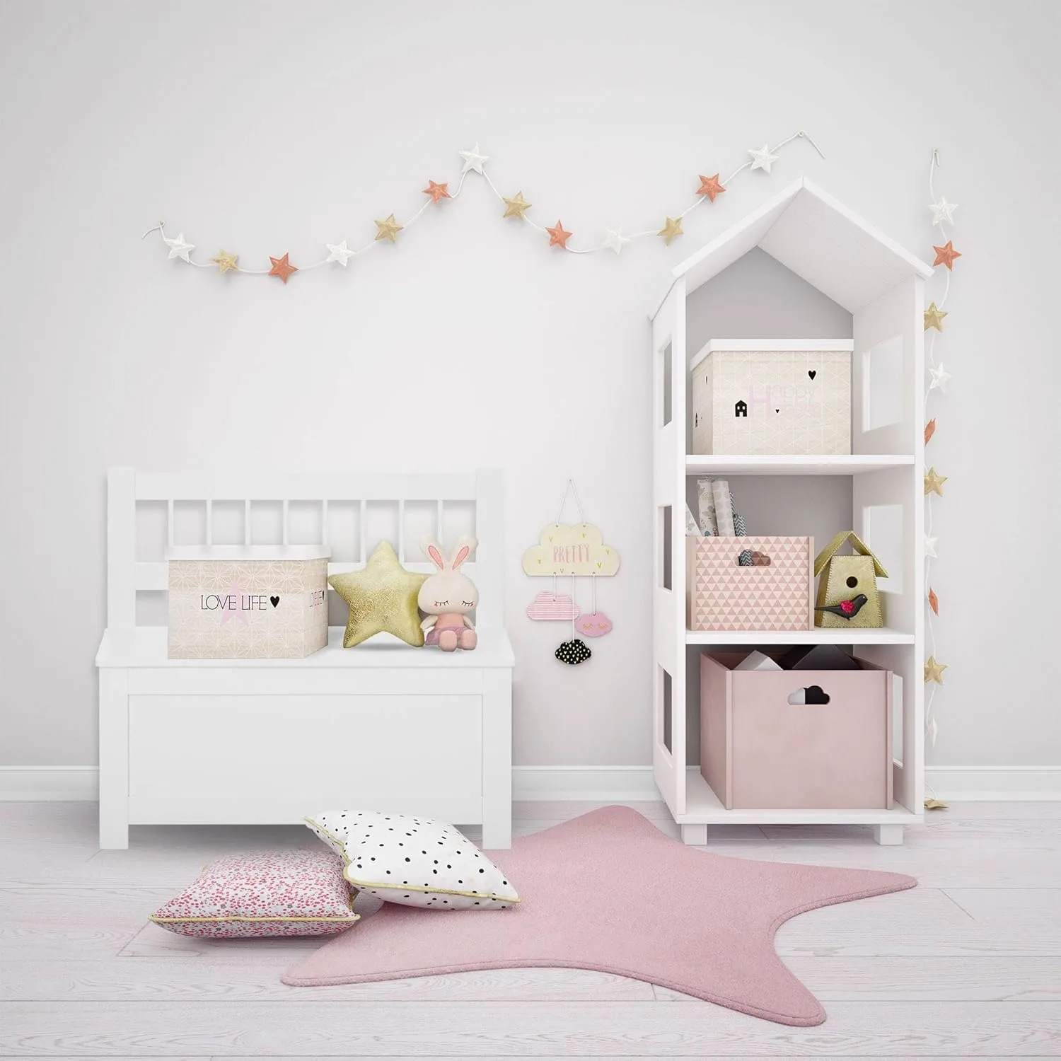 kids wooden bench toy 2